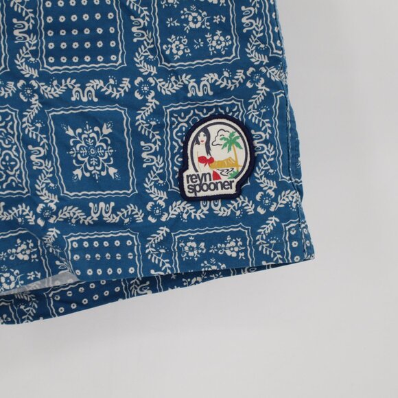 Reyn Spooner Swim Trunks Mens Medium Hawaiian Beach Fishing Hiking Drawstring - Picture 2 of 11